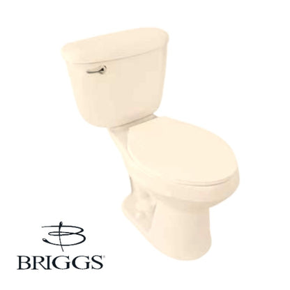 INODORO DOS PIEZAS ELONGADO COLOR BONE MAXIMA PLUS BRIGGS