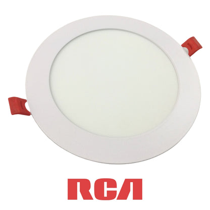 PANEL LED EMPOTRABLE REDONDO LUZ CALIDA 12W 85-277 630 LM RCA  (RLRLW12W)