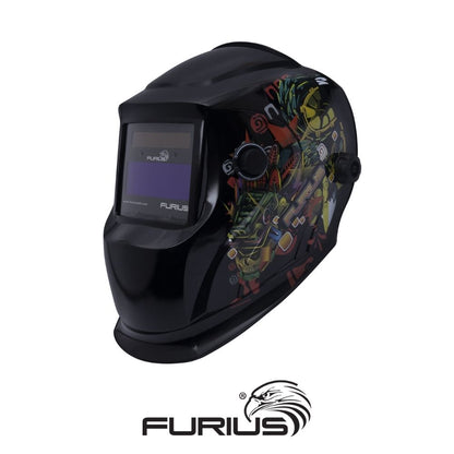 MASCARA DE SOLDAR ELECTRONICA FURIUS FENIX 83 DRAGON