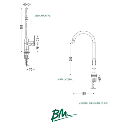 LLAVE PARA FREGADOR TOKIO PLUS BM-3505