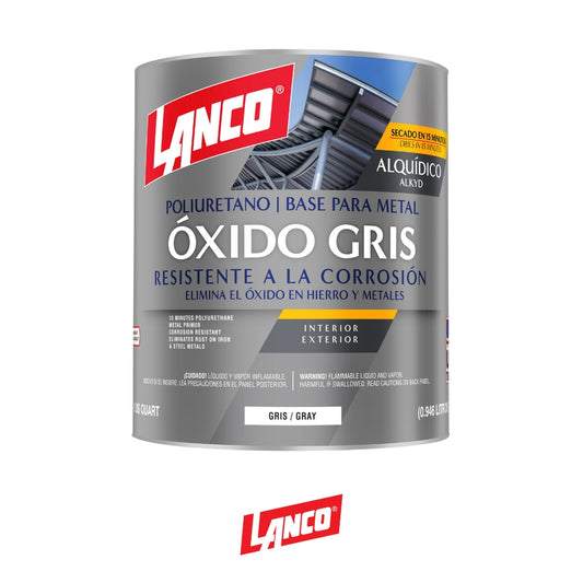PINTURA METAL PRIMER GRIS 15 MIN 1/4 MM225-5 LANCO