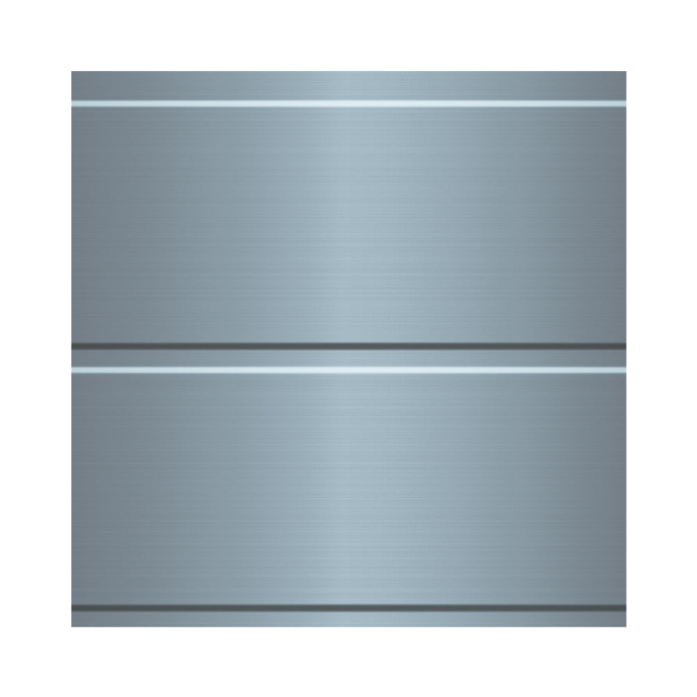CIELO RASO DE PVC SILVER CON DIVISION 8mm X 20cm X 5.9m (1.18m2) SKYLINE