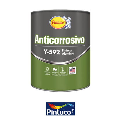 ANTICORROSIVO ALUMINIO METALLITE Y-592 QTO PINTUCO