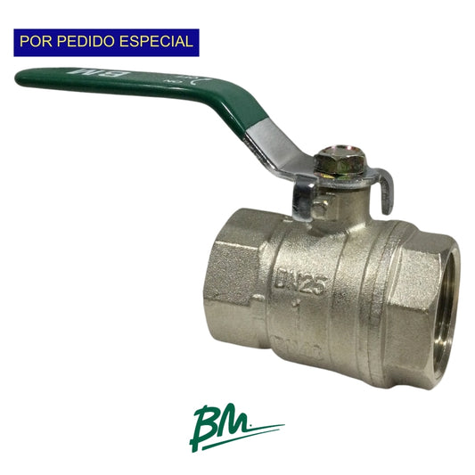 LLAVE DE BOLA 1 PULGADA CROMADA BM-VB1