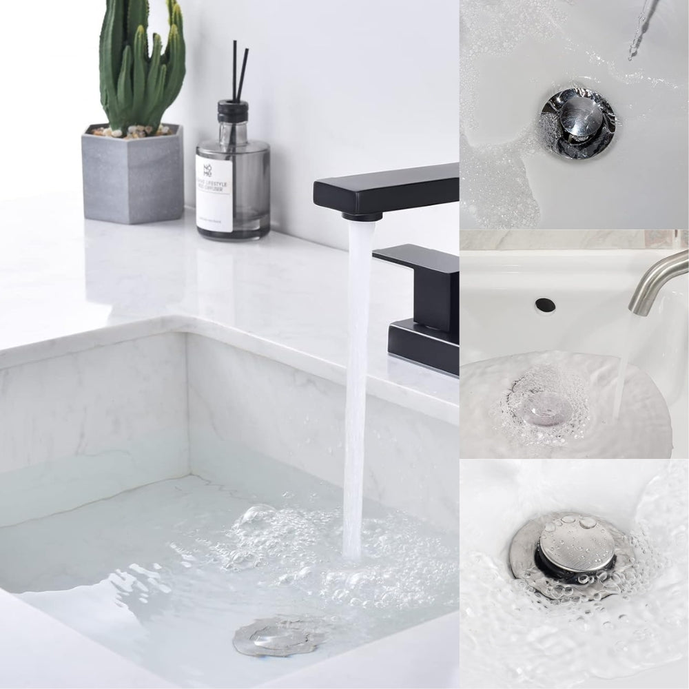 DESAGUE PARA LAVAMANOS CON BOTON DE ACERO INOXIDABLE GRIVEN GVB-PL221A