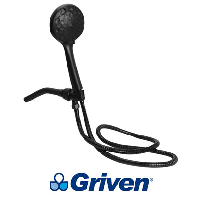 REGADERA DE BAÑO NEGRA GRIVEN GV-SHB-5
