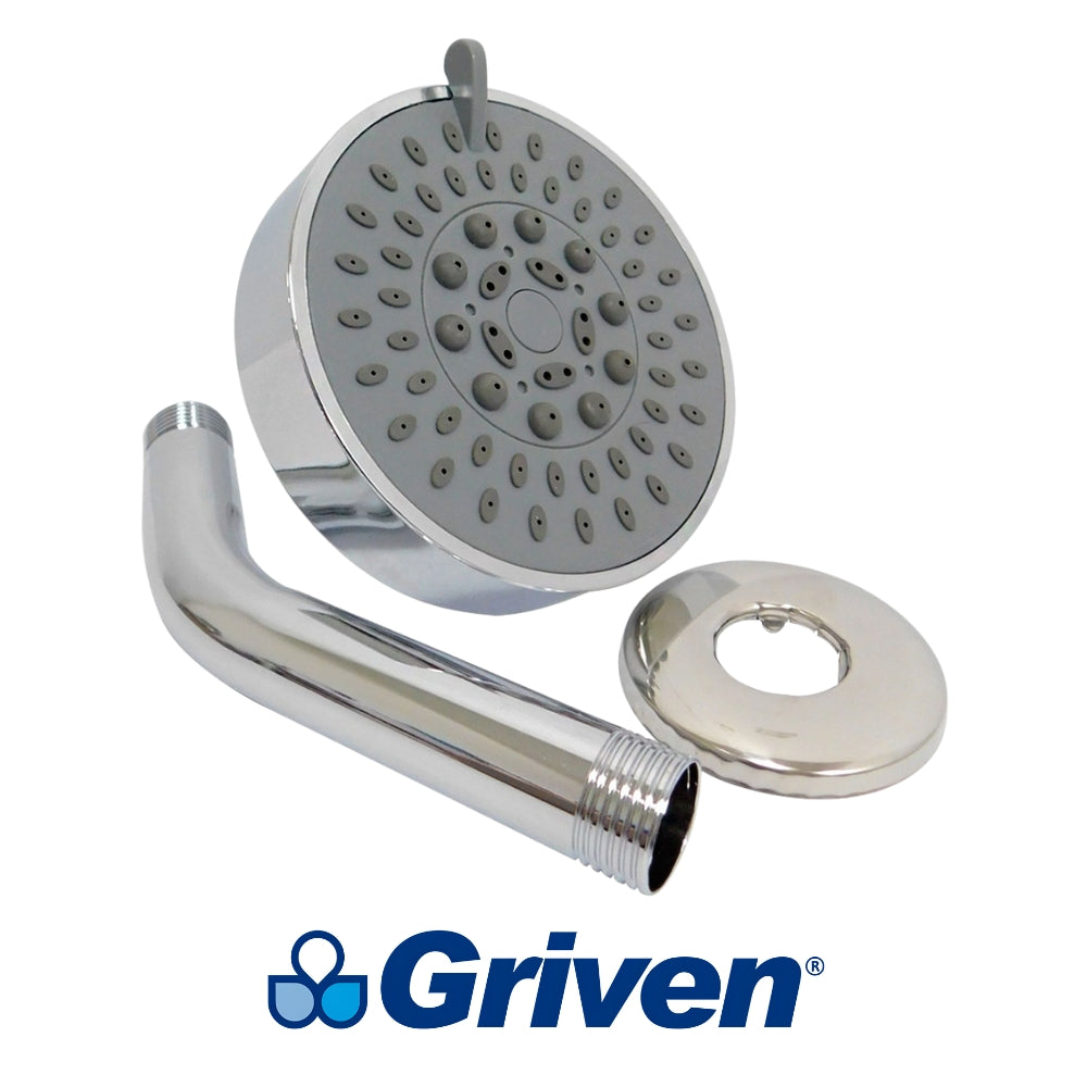 REGADERA PARA DUCHA CON EXTENSION - 5 FUNCIONES GRIVEN A367-RC2