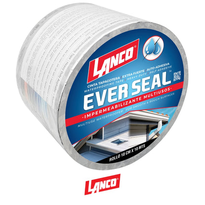 CINTA AUTOADHESIVA IMPERMEABILIZANTE ALUMINIO 10CM X 10M ES4498-18 LANCO