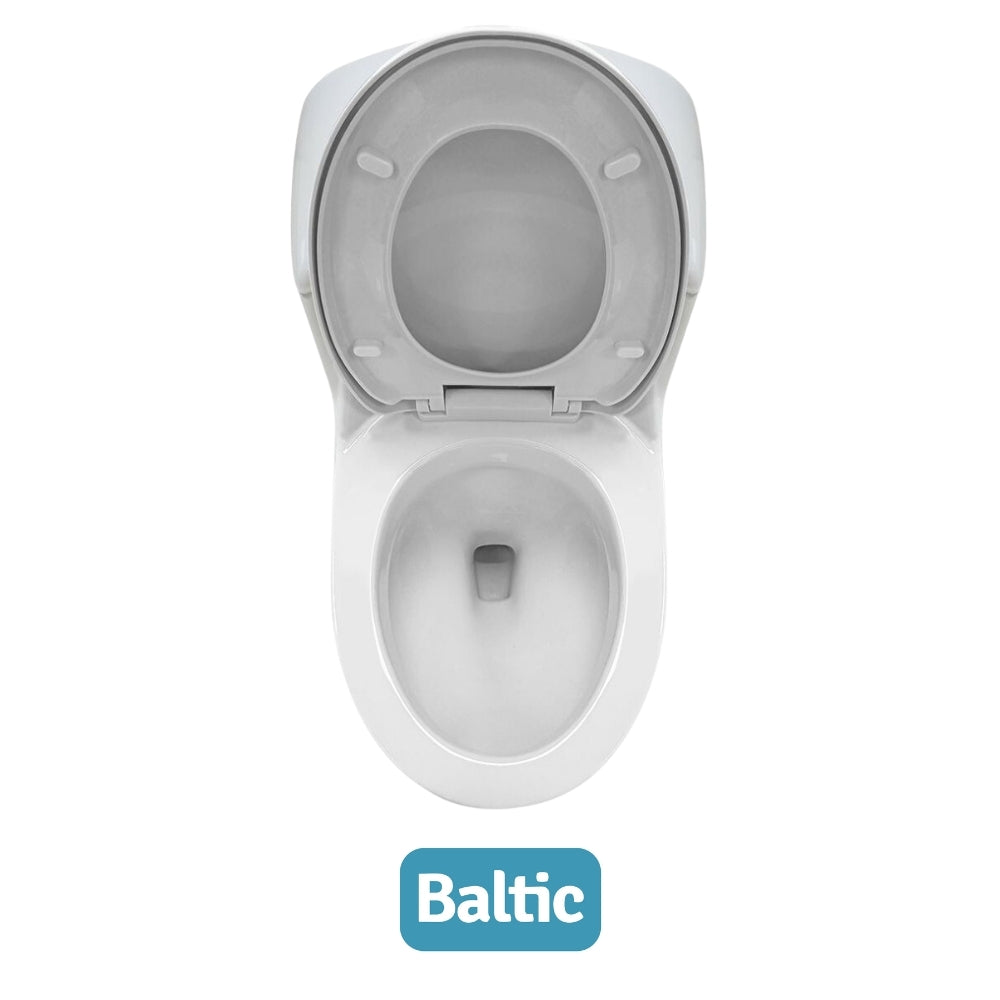 INODORO UNA PIEZA ELONGADO COLOR BLANCO BALTIC SR-1002