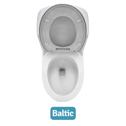 INODORO UNA PIEZA ELONGADO COLOR BLANCO BALTIC SR-1002