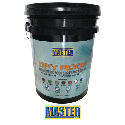 IMPERMEABILIZANTE PARA TECHO  DRY ROOF ROJO TEJA 5 GALONES PCR1305 MASTER