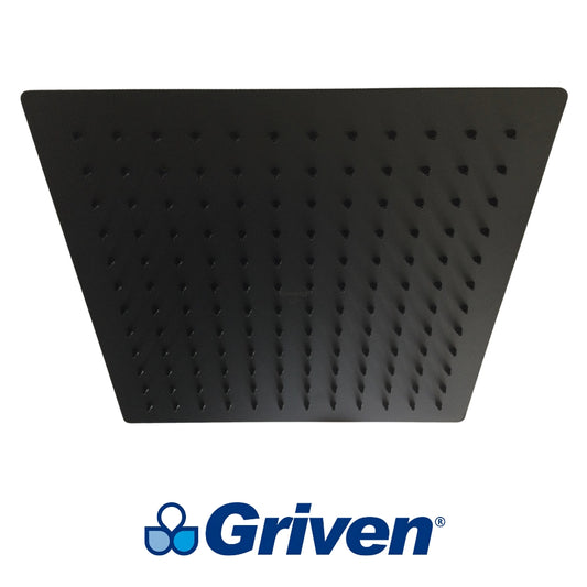 CABEZA DE DUCHA CUADRADA 12 IN NEGRA GRIVEN GV-SHB12-S