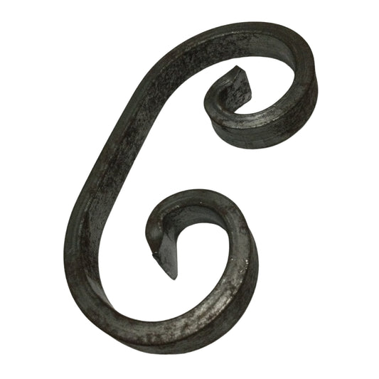 ESPIRAL DE HIERRO FORJADO 12X6X60X115mm - 78/2