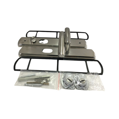 MANIGUETA PARA PUERTA MULTIPUNTOS PLATEADA IZQUIERDA SECURE