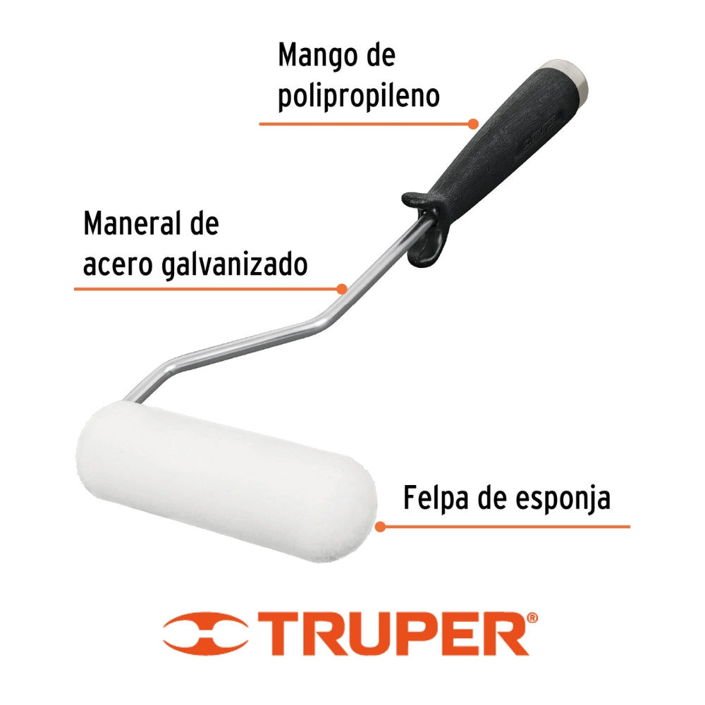 MINI RODILLO 4 IN X 3/8 IN ESPONJA TRUPER