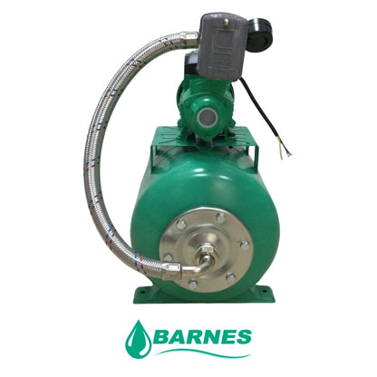 BOMBA DE AGUA PERIFERICA 110V/220V DE 0.5 HP CON TANQUE PRESION DE 24 L 1J2100
