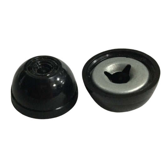 TUERCA PLASTICA A PRESION NEGRA 3/16 PULGADAS