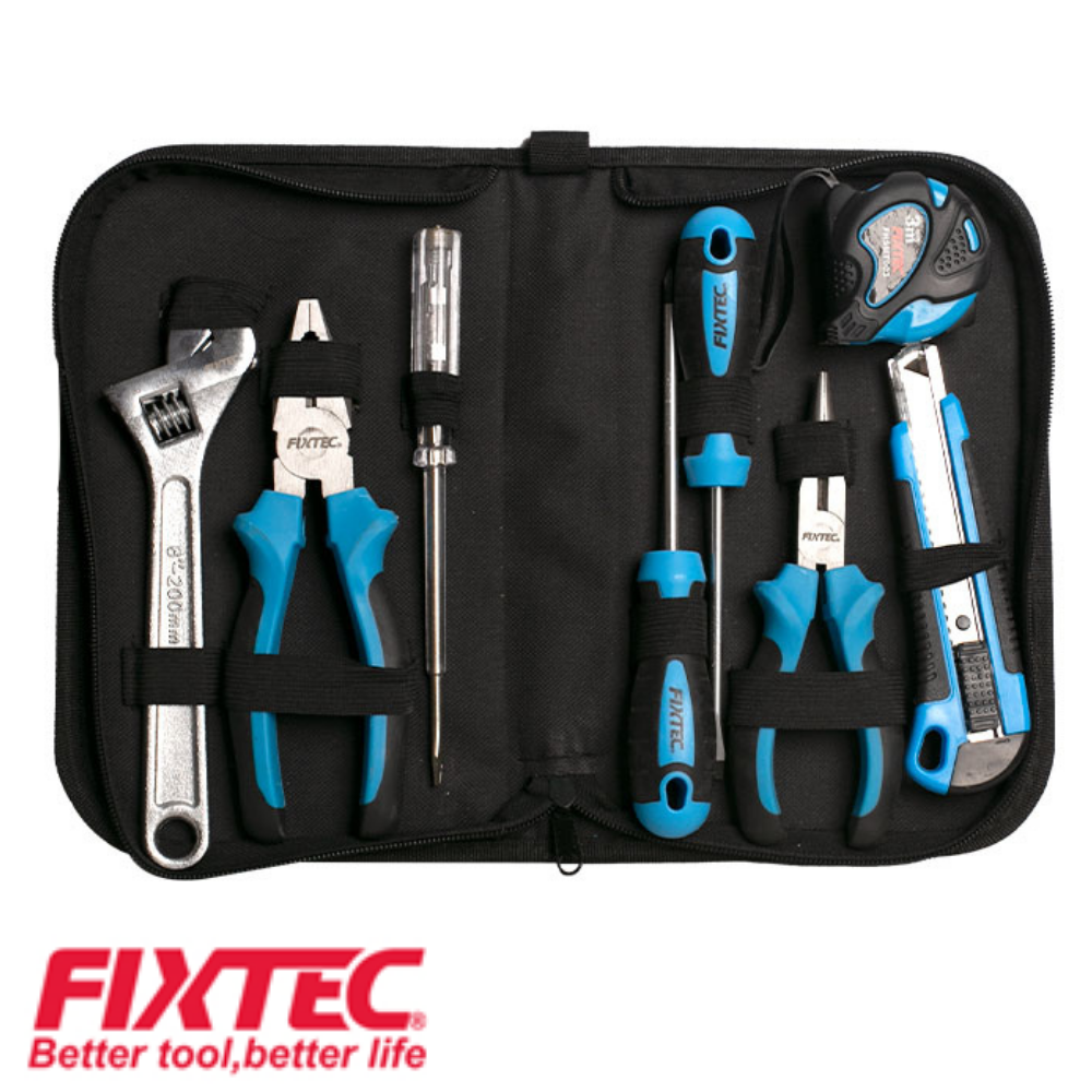 JUEGO DE HERRAMIENTAS MANUAL 8 PIEZAS FIXTEC FHHSB008