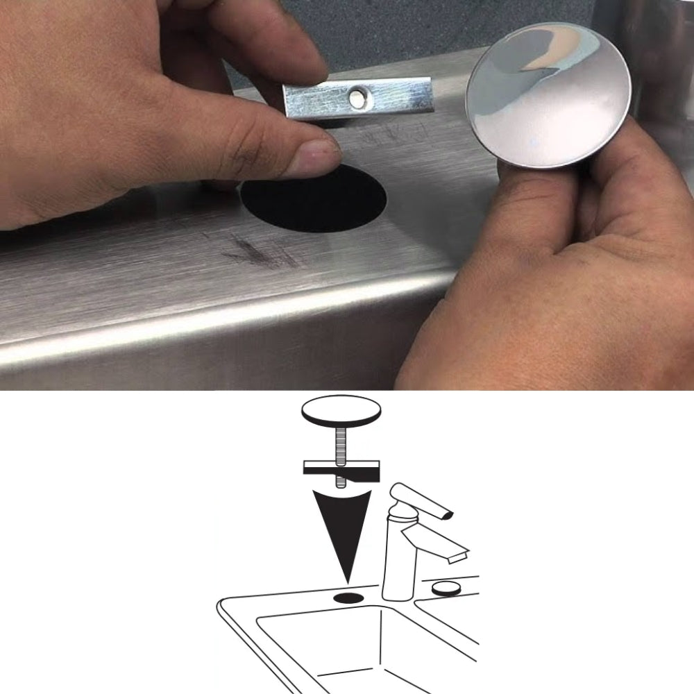 TAPON CIEGO PARA HUECO DE FREGADOR/LAVAMANO 1-3/4 PULGADAS