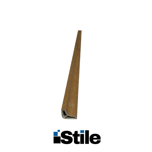 MOLDURA ESQUINERA PARA PISO PVC-SPC3009 2400X28X15MM