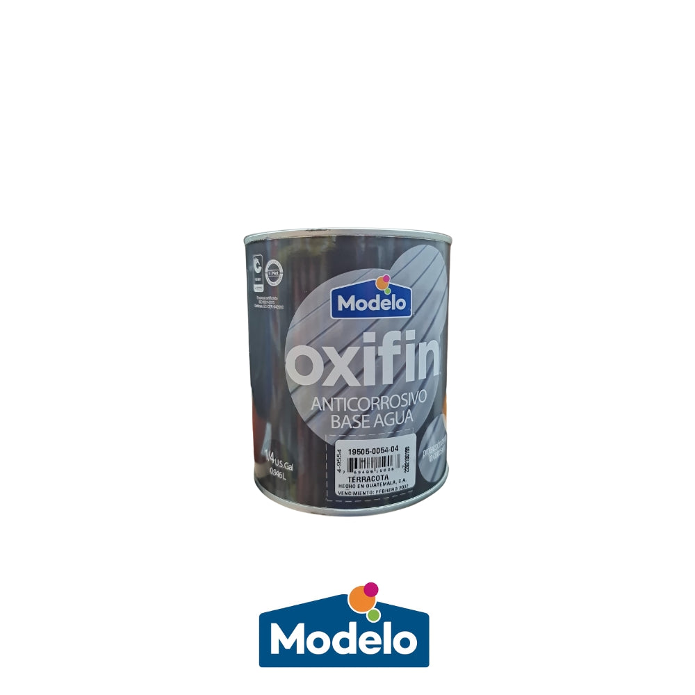 PINTURA ANTICORROSIVA OXIFIN TERRACOTA 1/4 19505-0054-04 MODELO