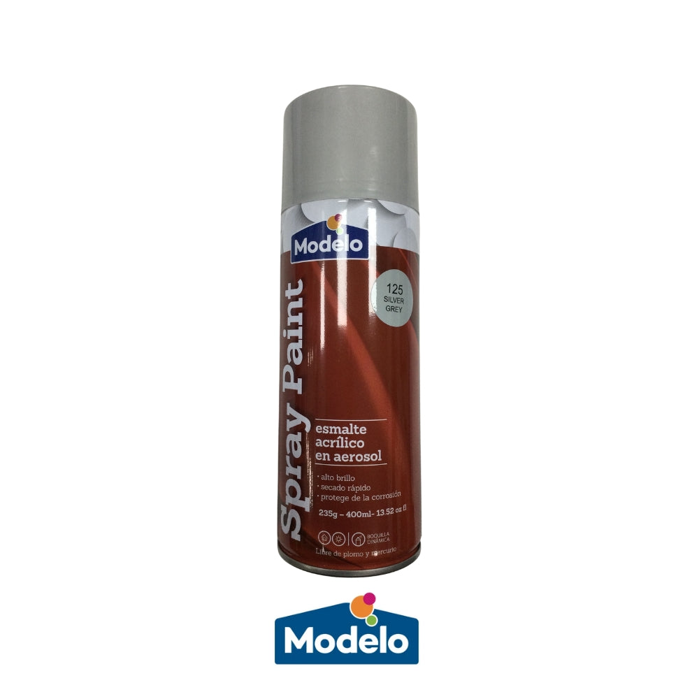 PINTURA SPRAY MODELO COLOR SILVER GREY 502-8010842-40
