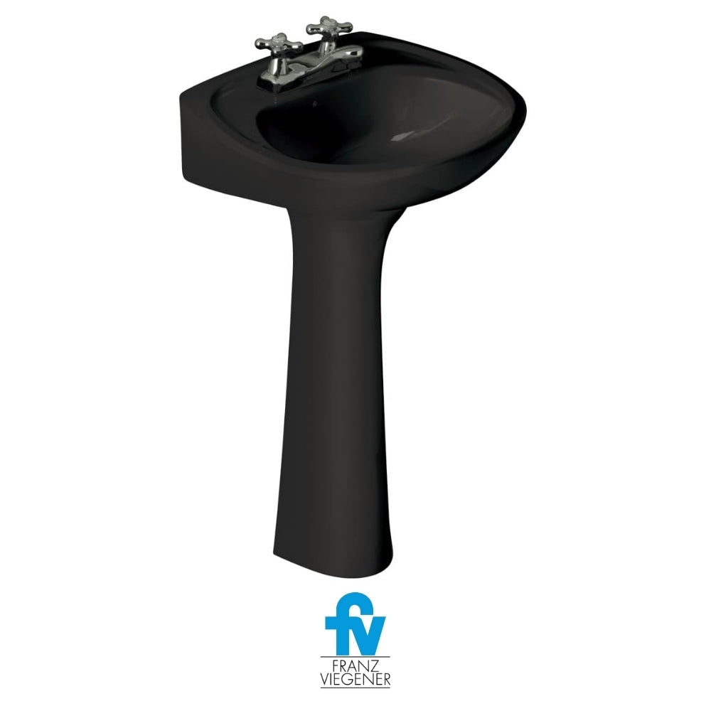 LAVAMANOS CON PEDESTAL FV GALA COLOR NEGRO E208-NE