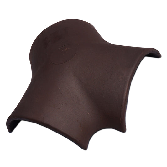 UNION DE 3 AGUAS DE ARCILLA COLOR GRAFITO