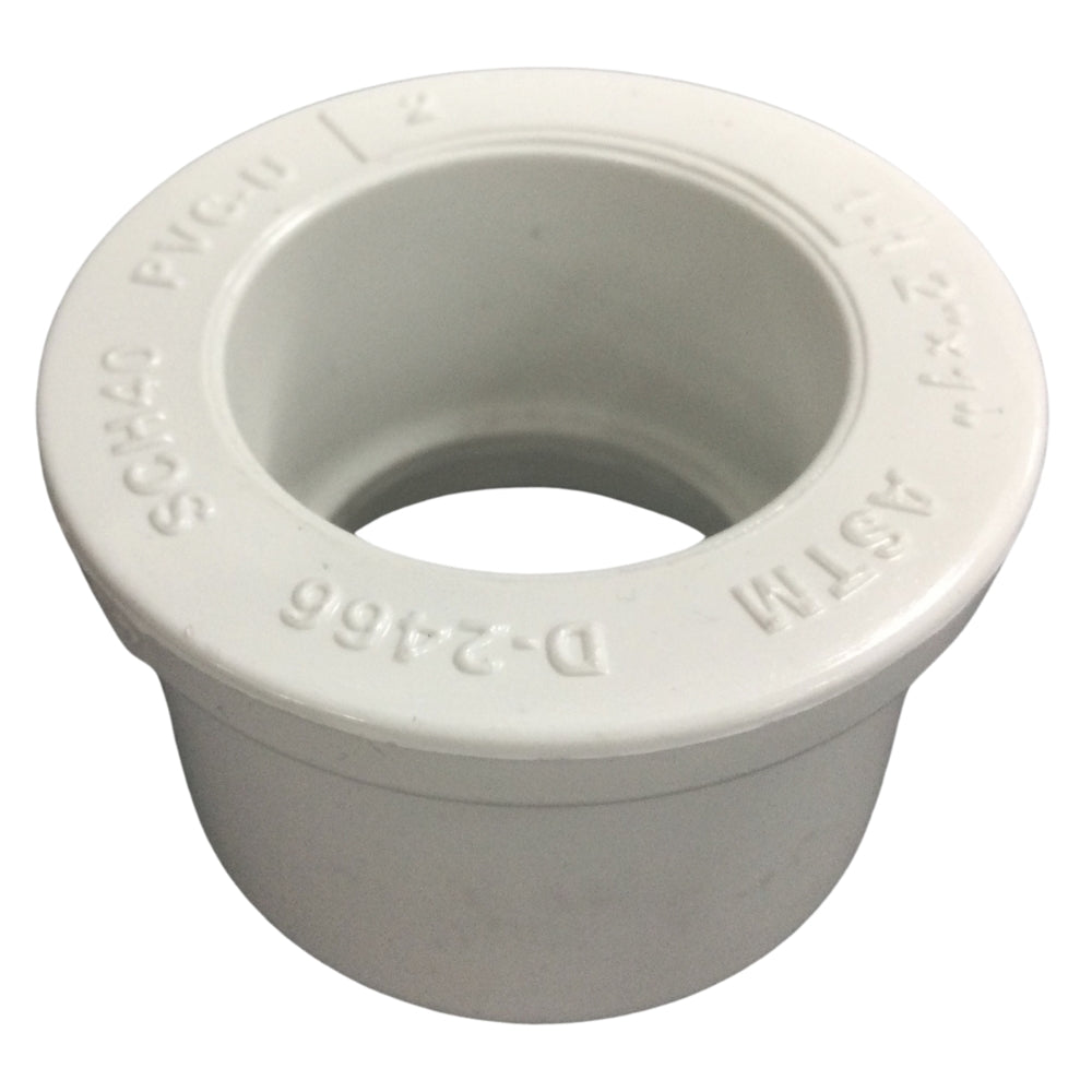 REDUCCION PVC 1-1/2 PULGADAS X 1 PULGADAS SCH-40