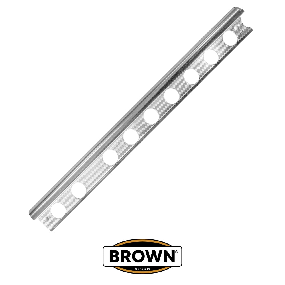 PERFIL GUARDACANTO REDONDEADO DE ALUMINIO PARA PROTEGER ESQUINAS DE REVESTIMIENTOS 23.6 MM X 9 MM X 2.6M BRTTA09C