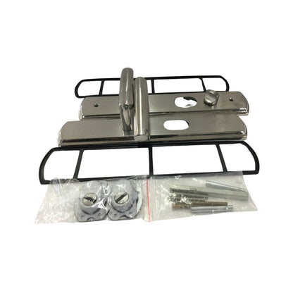 MANIGUETA PARA PUERTA MULTIPUNTOS PLATEADA DERECHA SECURE