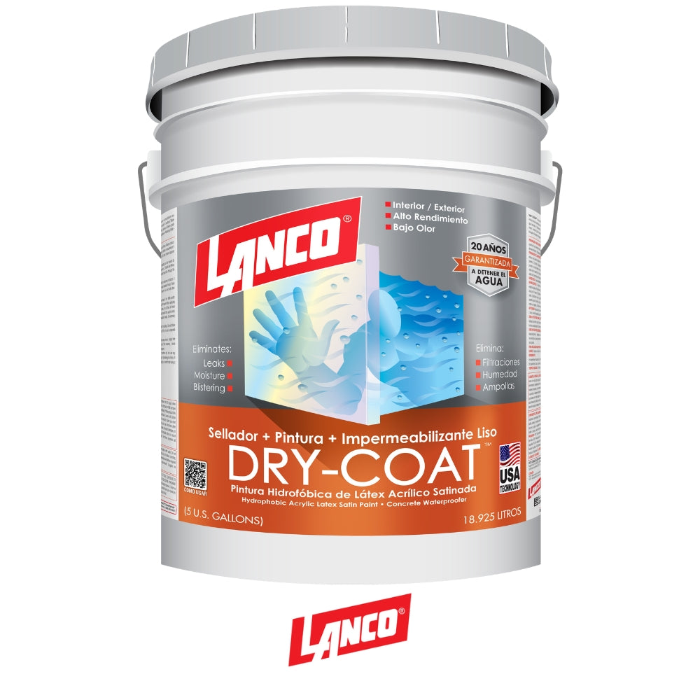 PINTURA DRY COAT SATIN TINT 5 GALONES DC3041-2