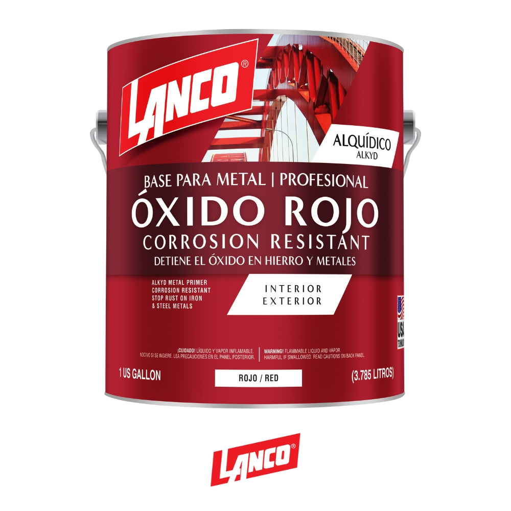 PINTURA MINIO ROJO PAINTERS PLUS GALON VA971-4 LANCO