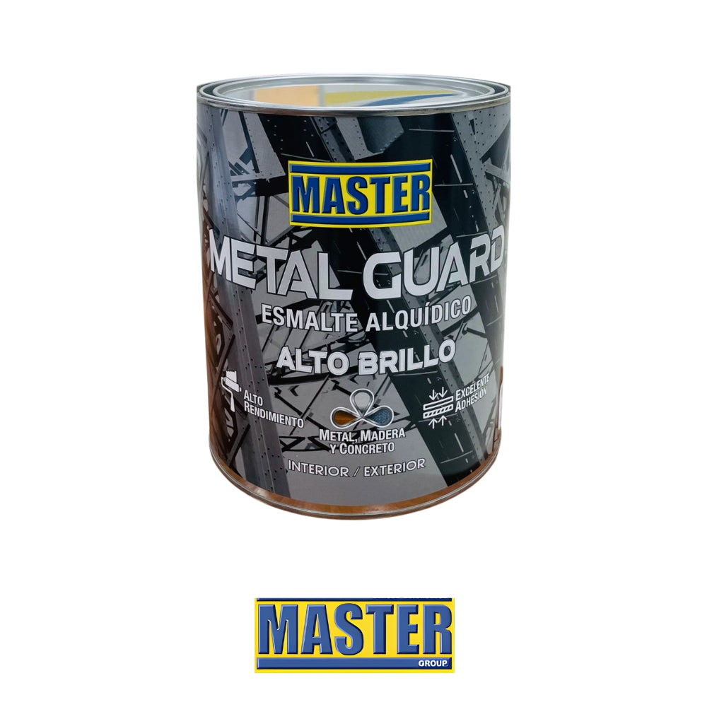 ESMALTE DE ACEITE METAL GUARD ENAMEL BLACK  CUARTO PCR1502/VV2500 MASTER