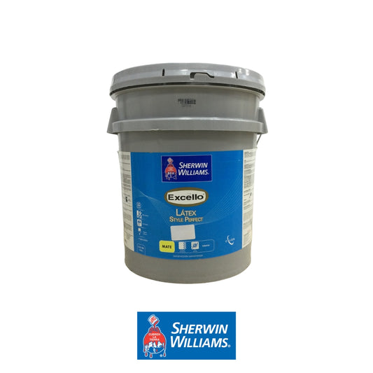 PINTURA LATEX MATE BASE DEEP EXCELLO STYLE PERFECT 5GL A21WSA53-5 SHERWIN WILLIAMS