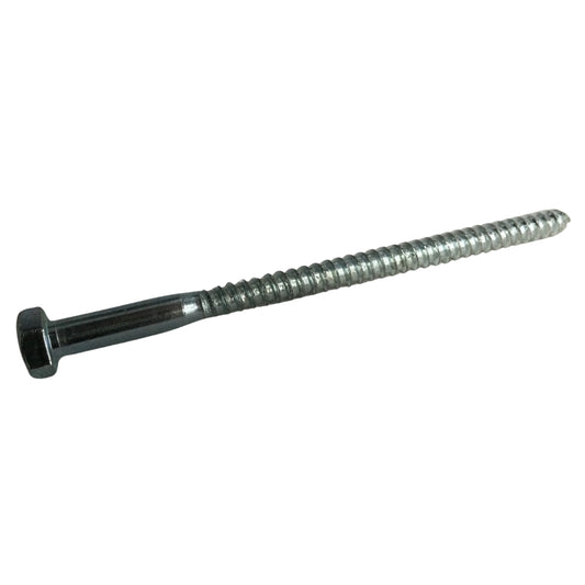 TORNILLO TIRAFONDO HEXAGONAL ZINCADO ACERO GRADO 2 5/16 PULGADAS x 5 PULGADAS