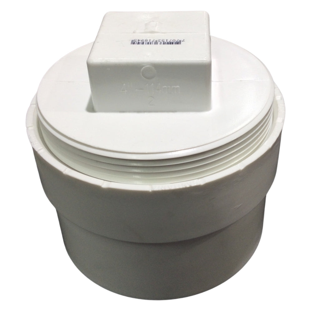 REGISTRO SANITARIO COMPLETO PVC DWV 4 PULGADAS LIVIANO