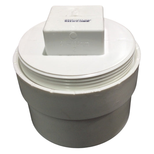 REGISTRO SANITARIO COMPLETO PVC DWV 4 PULGADAS LIVIANO