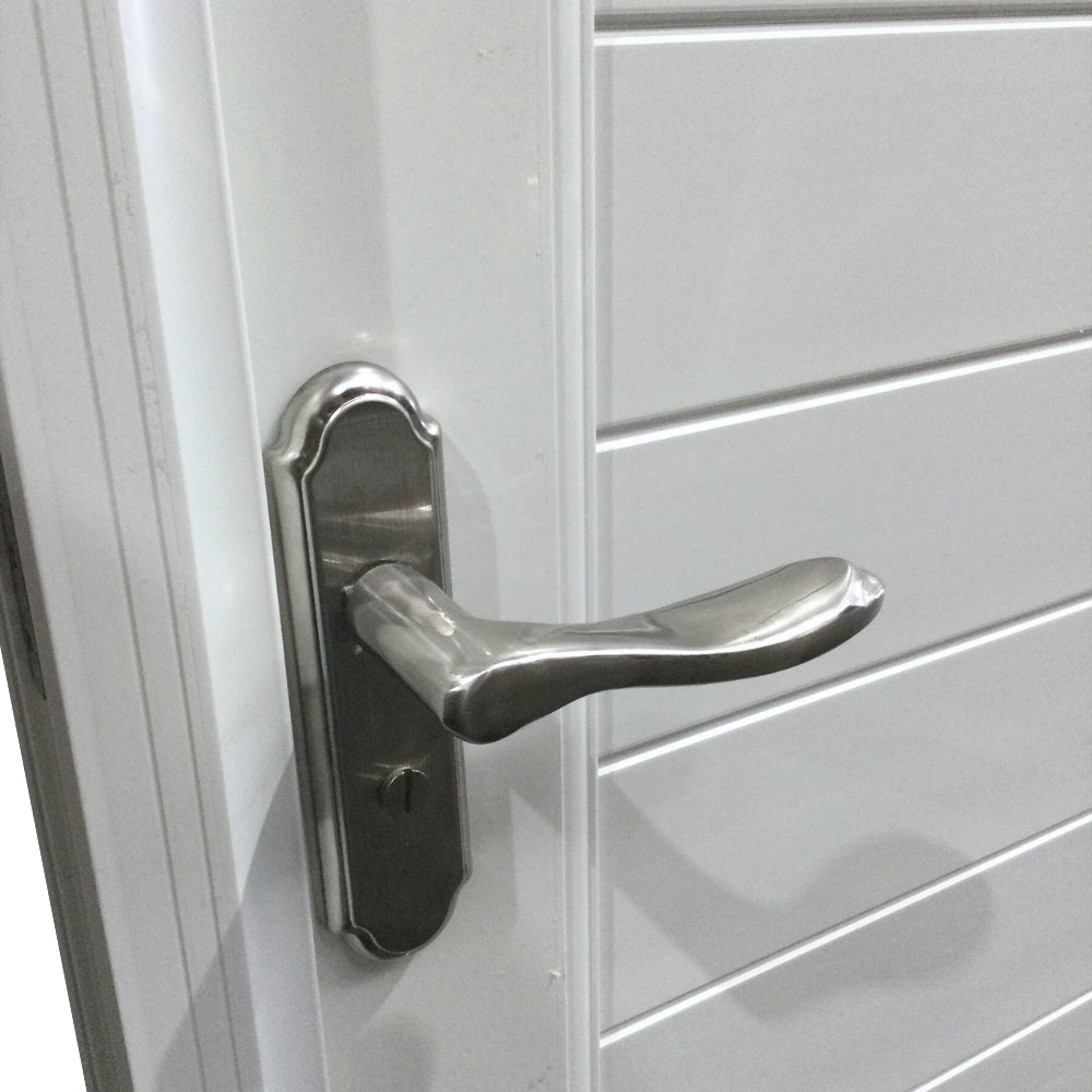 PUERTAS UPVC 2X7 CON MARCO 75MM BLANCO DERECHO PG03  CON BISAGRAS Y CERRADURA
