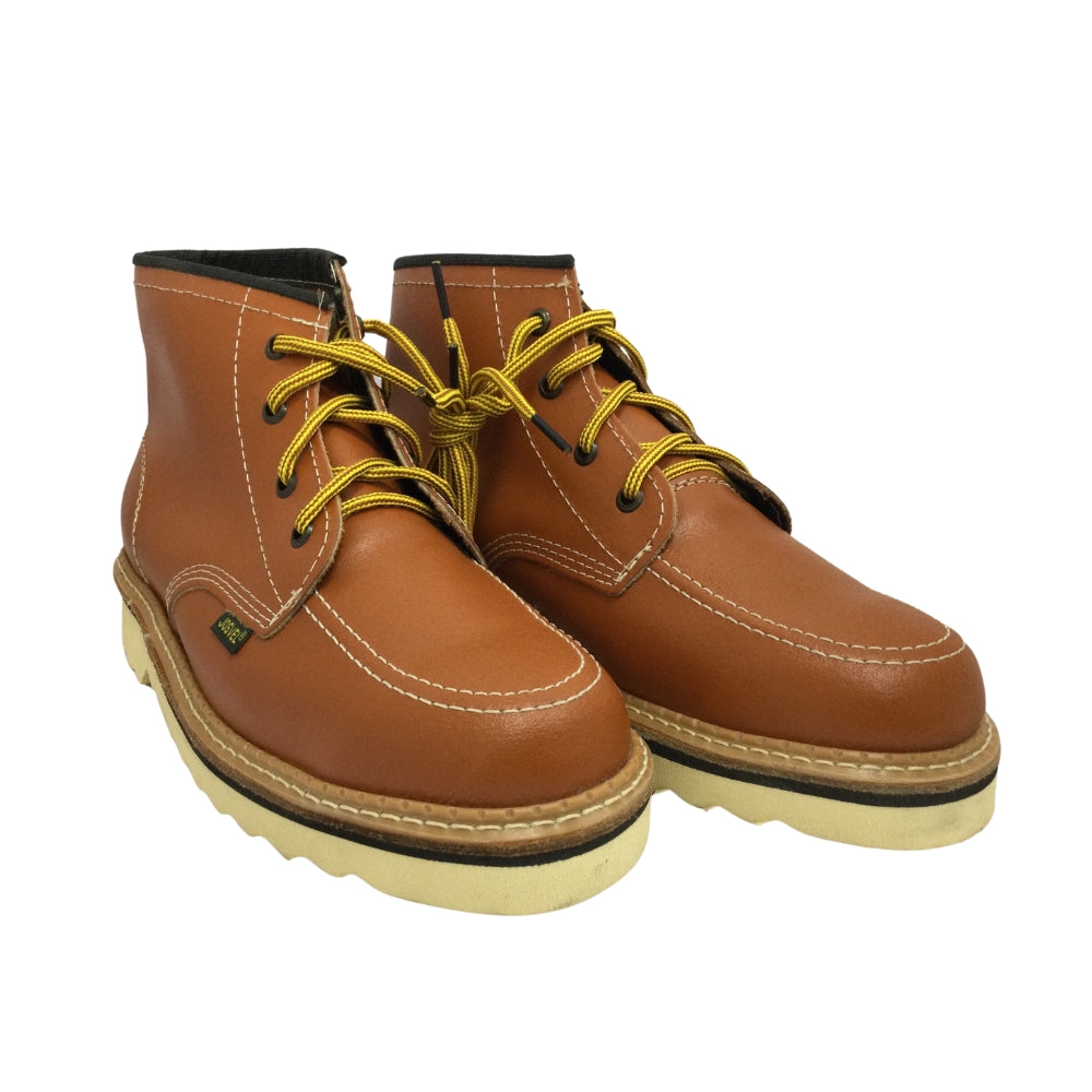 BOTA DE CUERO NACIONAL CHOCOLATE SEGURIDAD INDUSTRIAL #40/7