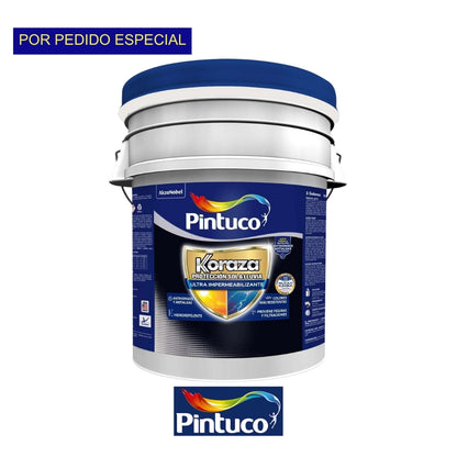 PINTURA IMPERMEABILIZANTE KORAZA ULTRA BASE ACCENT CANECA 5 GL PINTUCO