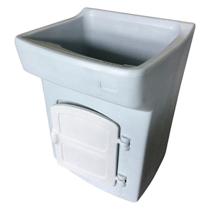 TINA DE LAVAR PLASTICA LAVAFACIL MEDIANA GRIS