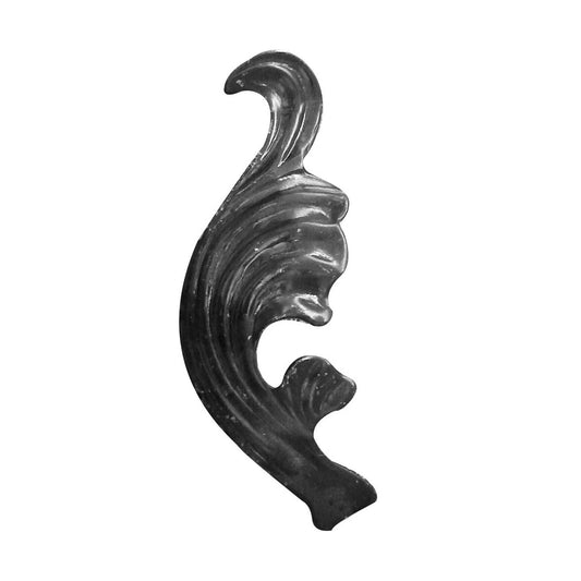 PETALO DE HIERRO FORJADO DERECHO 3X70X160mm - 136/10