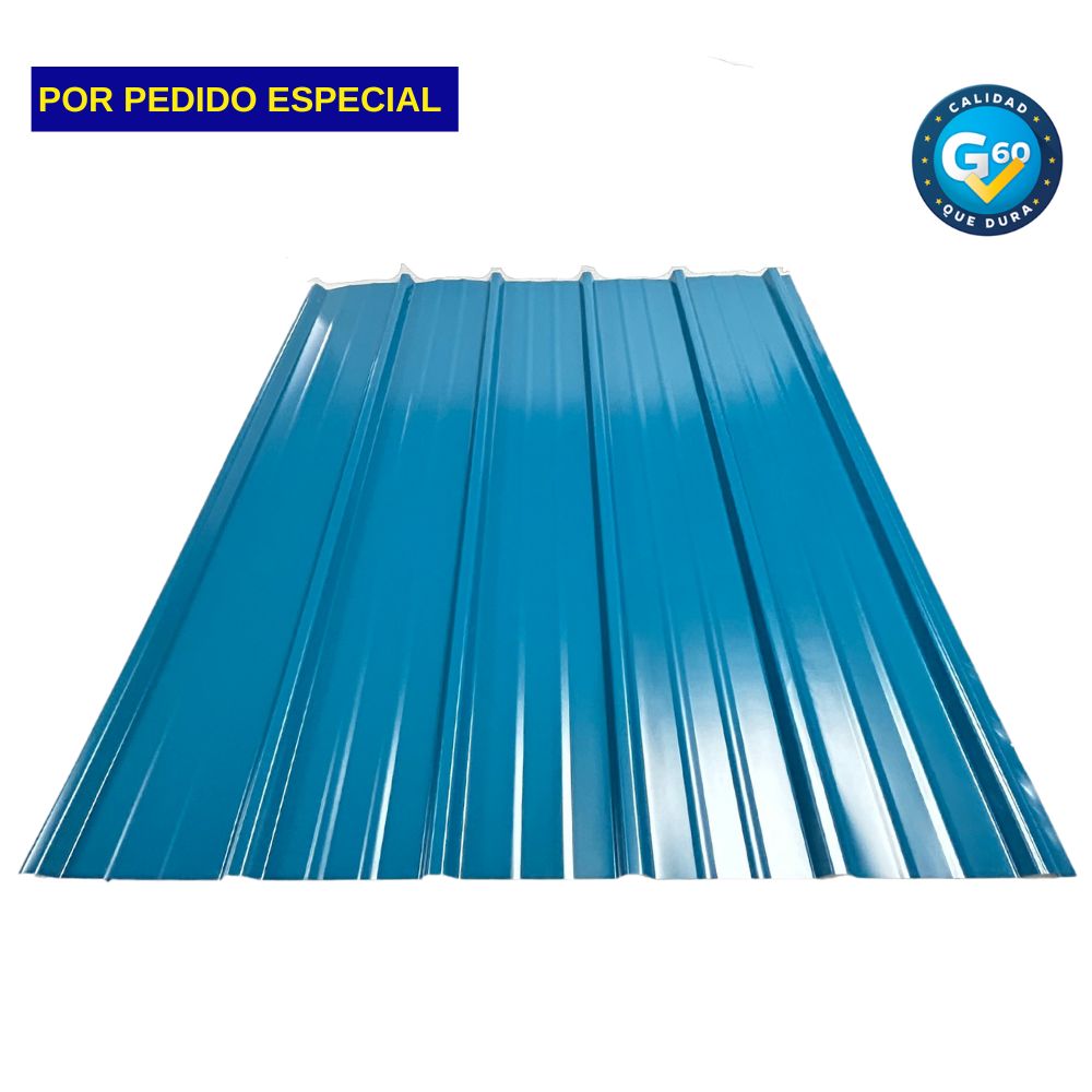 LAMINA DE ZINC CANAL ANCHO F2   AZUL CALIBRE 26 (MTS)
