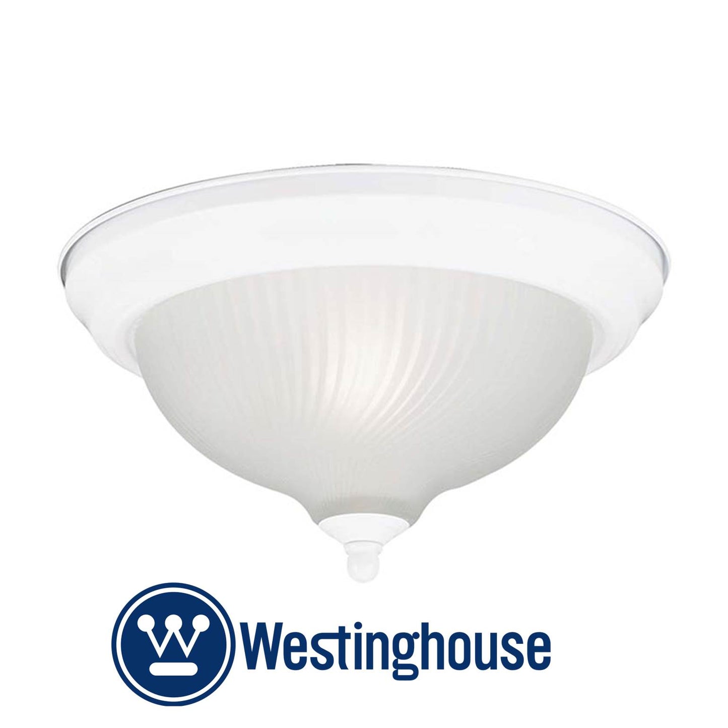 LAMPARA DECORATIVA DE TECHO BLANCA 33CM (13 IN) 120V WESTINGHOUSE 64300
