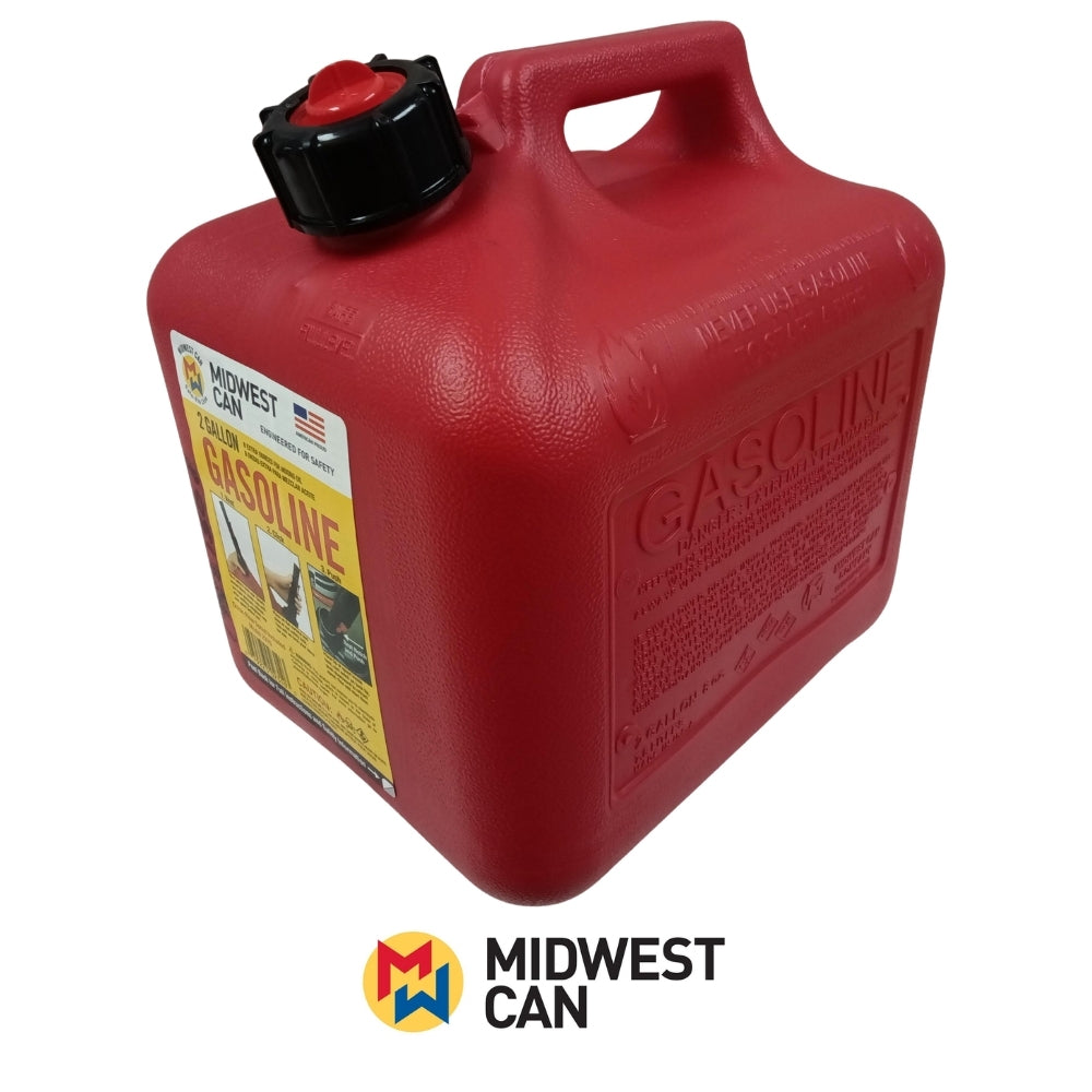 TANQUE PARA GASOLINA SEGURO 2 GALONES MIDWEST CAN 2310 SAFE-FLO