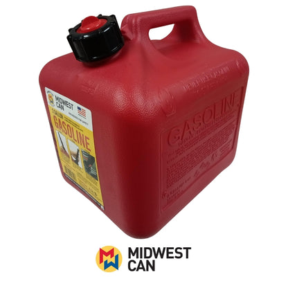 TANQUE PARA GASOLINA SEGURO 2 GALONES MIDWEST CAN 2310 SAFE-FLO