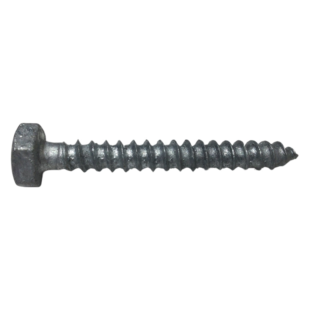 TORNILLO TIRAFONDO HEXAGONAL GALVANIZADO EN CALIENTE 1/4 PULGADAS x 2 PULGADAS