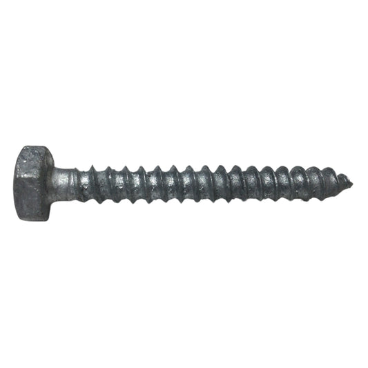 TORNILLO TIRAFONDO HEXAGONAL GALVANIZADO EN CALIENTE 1/4 PULGADAS x 2 PULGADAS