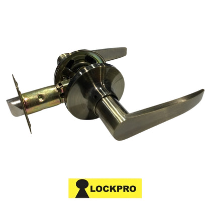 CERRADURA DE MANIJA DE PASO BRONCE ANTIGUO 2015 LOCKPRO
